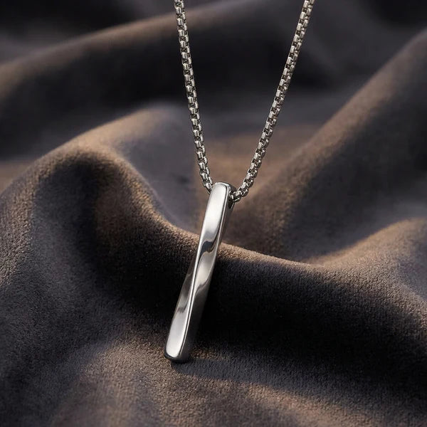 Urban Edge Bar Pendant Necklace
