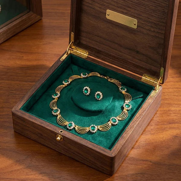 Emerald Royale Statement Jewelry Set