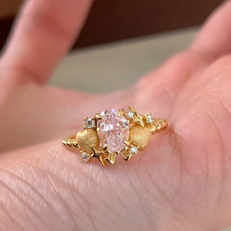✨ Golden Bloom Ring