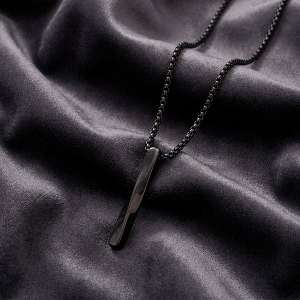 Urban Edge Bar Pendant Necklace