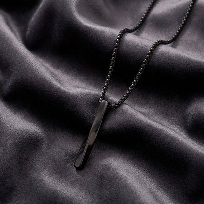 Urban Edge Bar Pendant Necklace