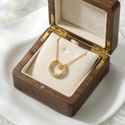 Golden Moonlight Star Necklace