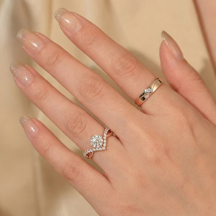 Eternal Love Couple Ring Set