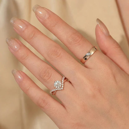 Eternal Love Couple Ring Set
