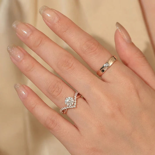 Eternal Love Couple Ring Set