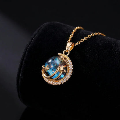 Cosmic Love Crystal Necklace