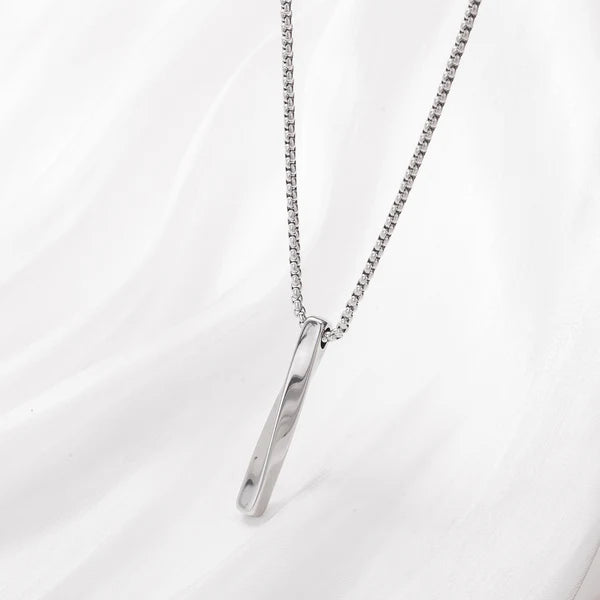Urban Edge Bar Pendant Necklace