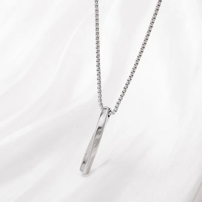 Urban Edge Bar Pendant Necklace