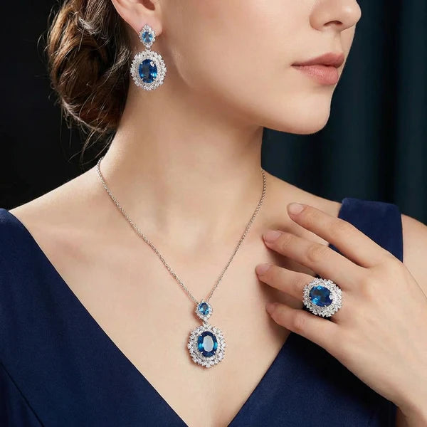 Royal Sapphire Luxe Jewelry Set