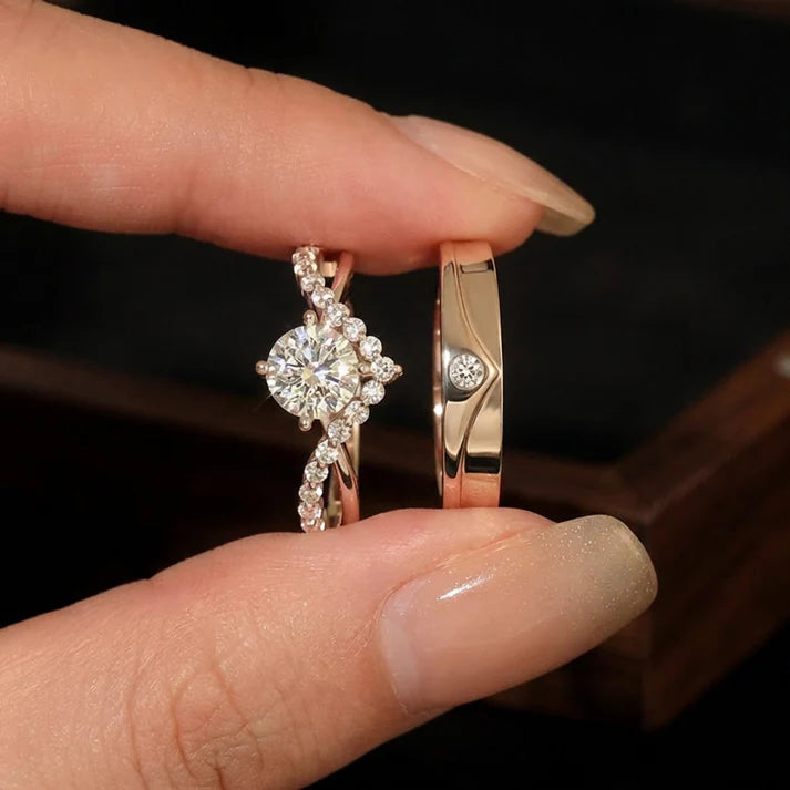 Eternal Love Couple Ring Set