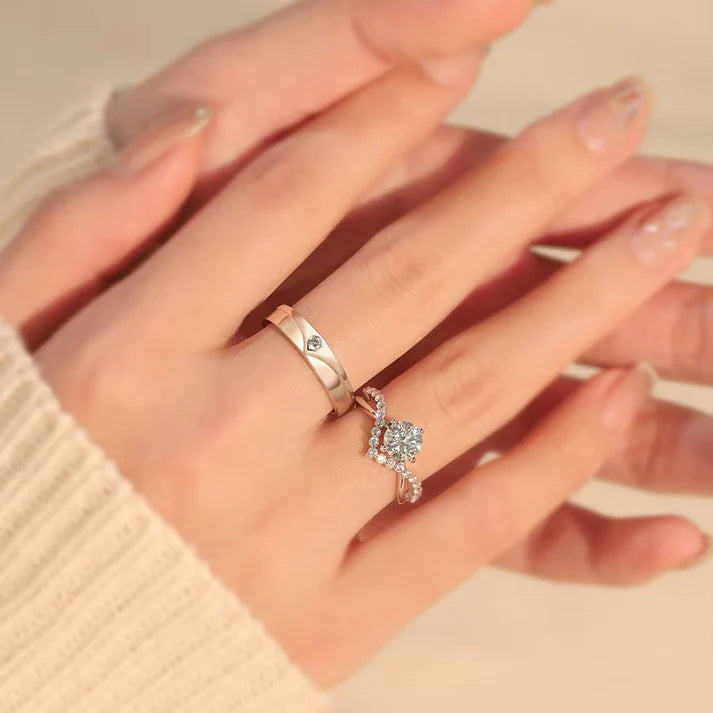 Eternal Love Couple Ring Set