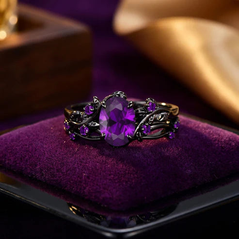 Enchanted Vine Crystal Ring