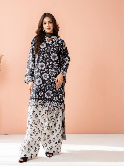 Premium Cotton Floral 3-Piece