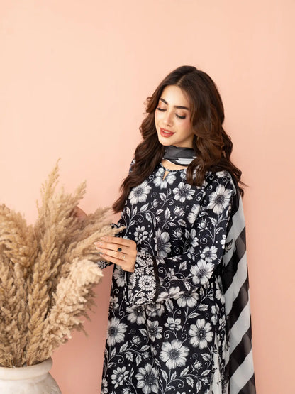 Premium Cotton Floral 3-Piece