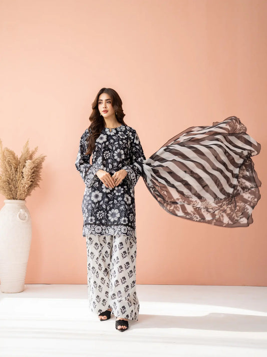 Premium Cotton Floral 3-Piece