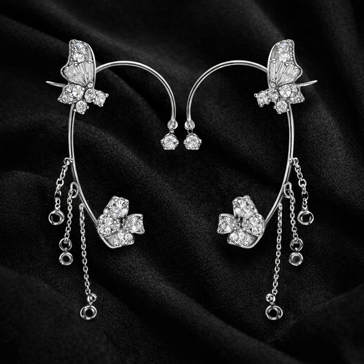 Butterfly Whisper Tassel Earrings