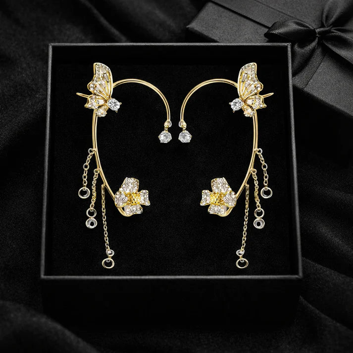 Butterfly Whisper Tassel Earrings
