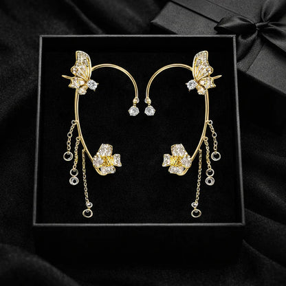 Butterfly Whisper Tassel Earrings