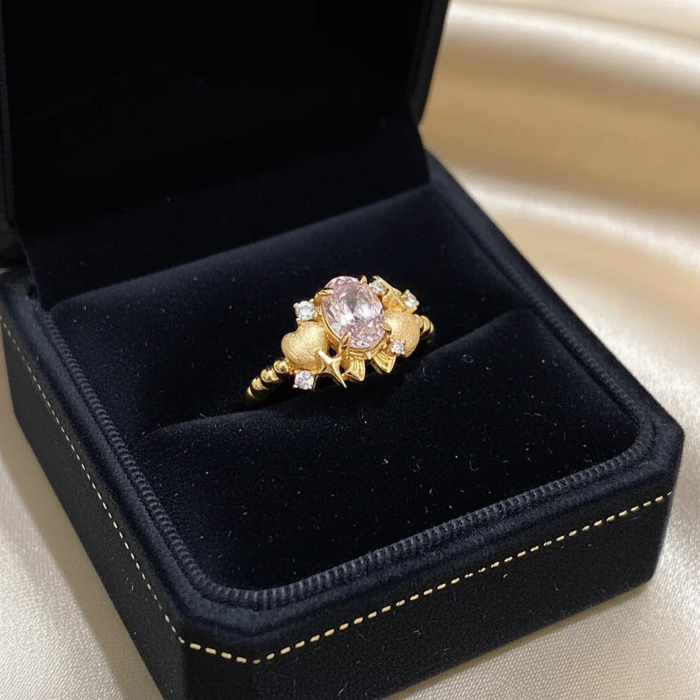 ✨ Golden Bloom Ring