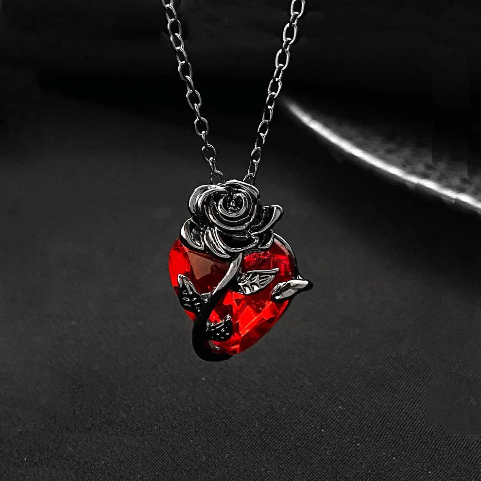 🖤❤️ Midnight Scarlet Necklace