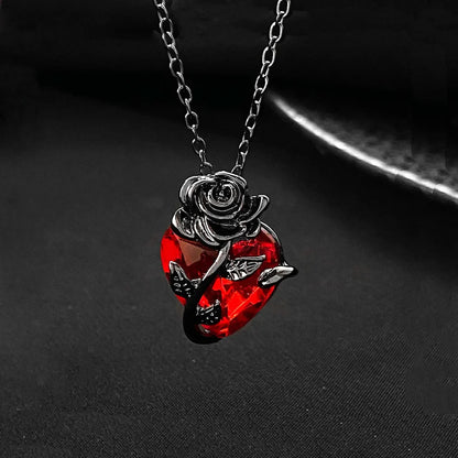 🖤❤️ Midnight Scarlet Necklace
