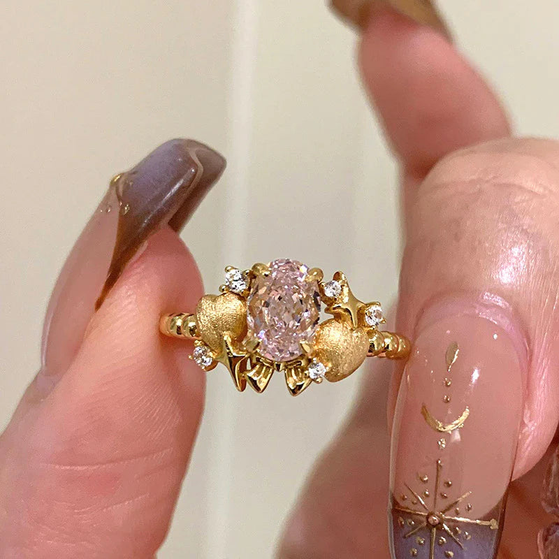 ✨ Golden Bloom Ring