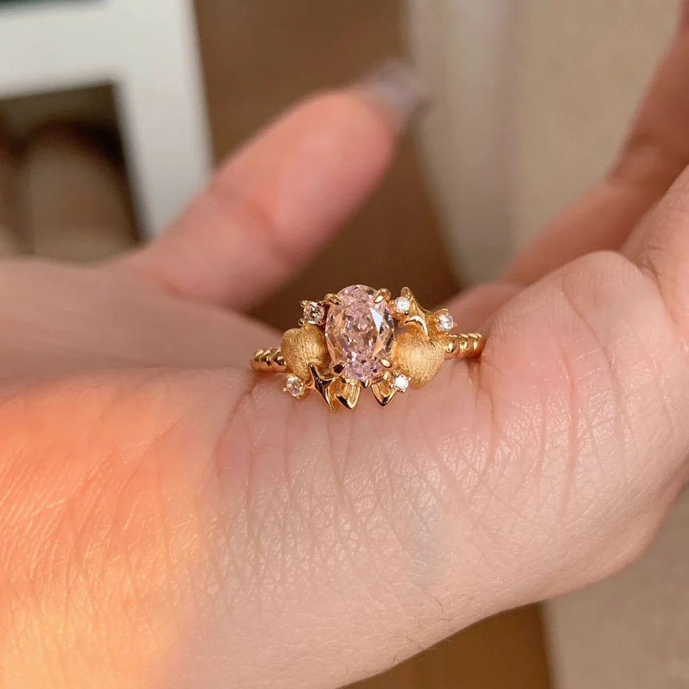 ✨ Golden Bloom Ring