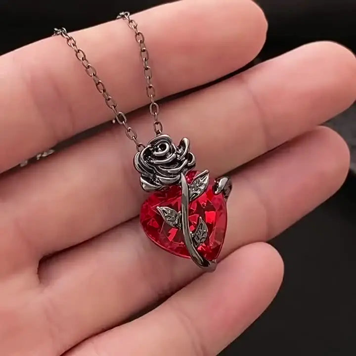 🖤❤️ Midnight Scarlet Necklace