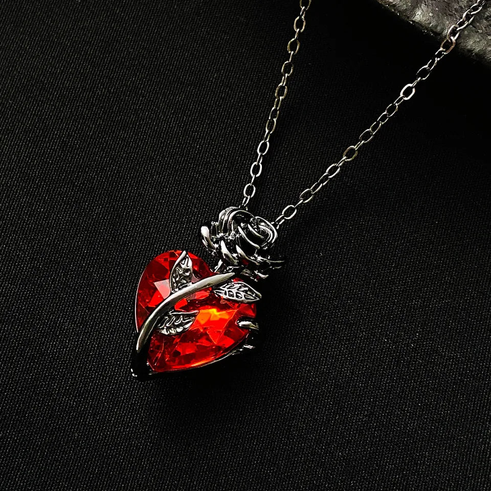 🖤❤️ Midnight Scarlet Necklace
