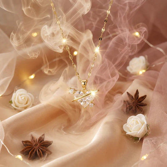 Celestial Heart Pendant Necklace