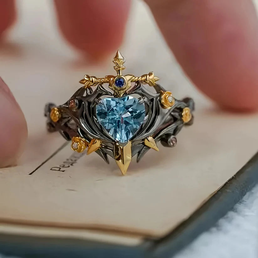 Royal Azure Crest Ring