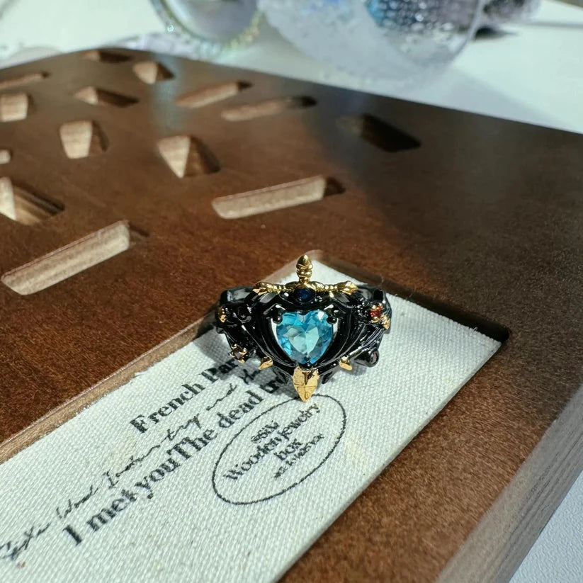 Royal Azure Crest Ring