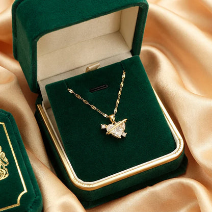 Celestial Heart Pendant Necklace