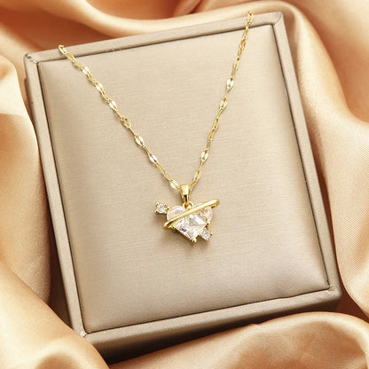 Celestial Heart Pendant Necklace